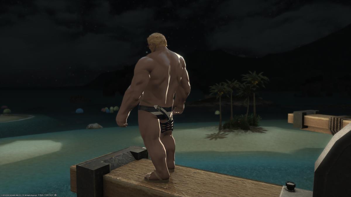 FF14ルガディンの水着姿