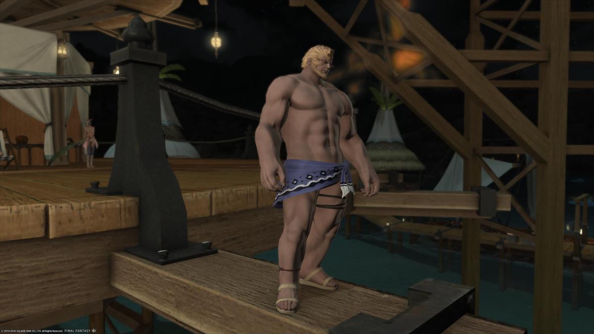 FF14ルガディンの水着姿