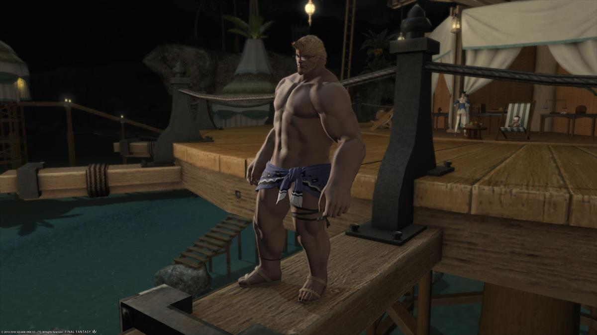 FF14ルガディンの水着姿