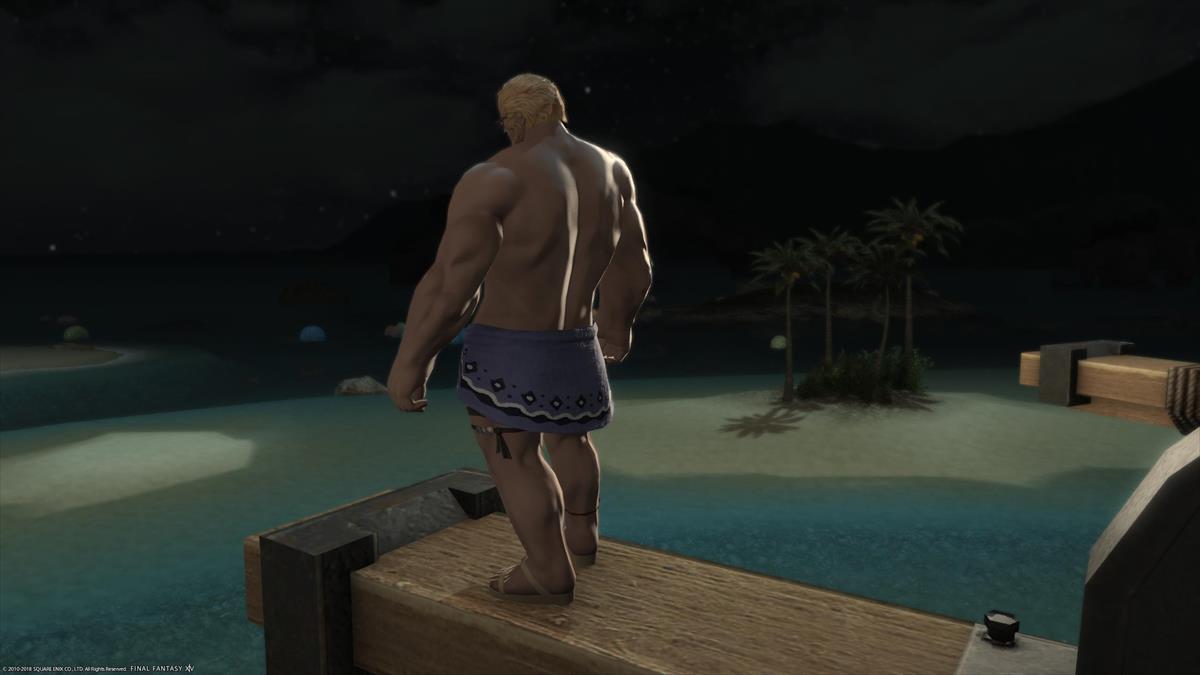 FF14ルガディンの水着姿