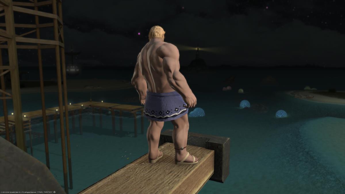 FF14ルガディンの水着姿