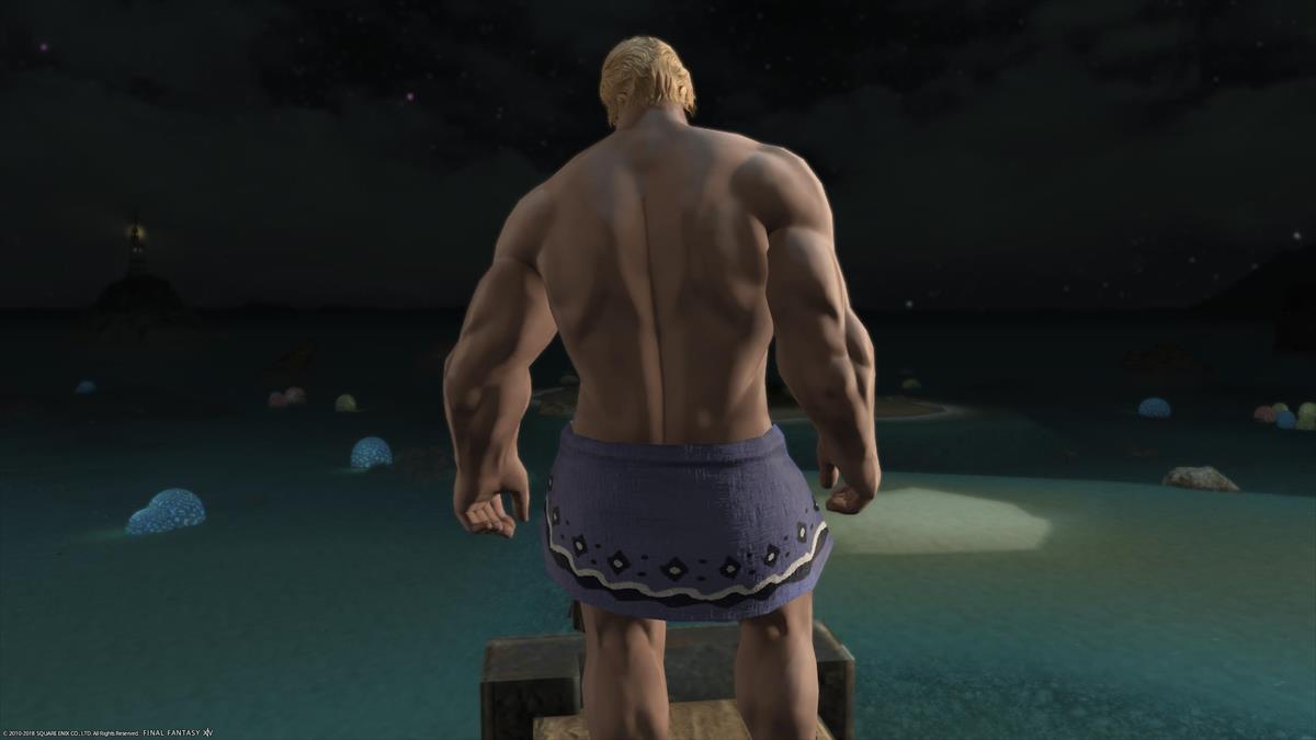 FF14ルガディンの水着姿