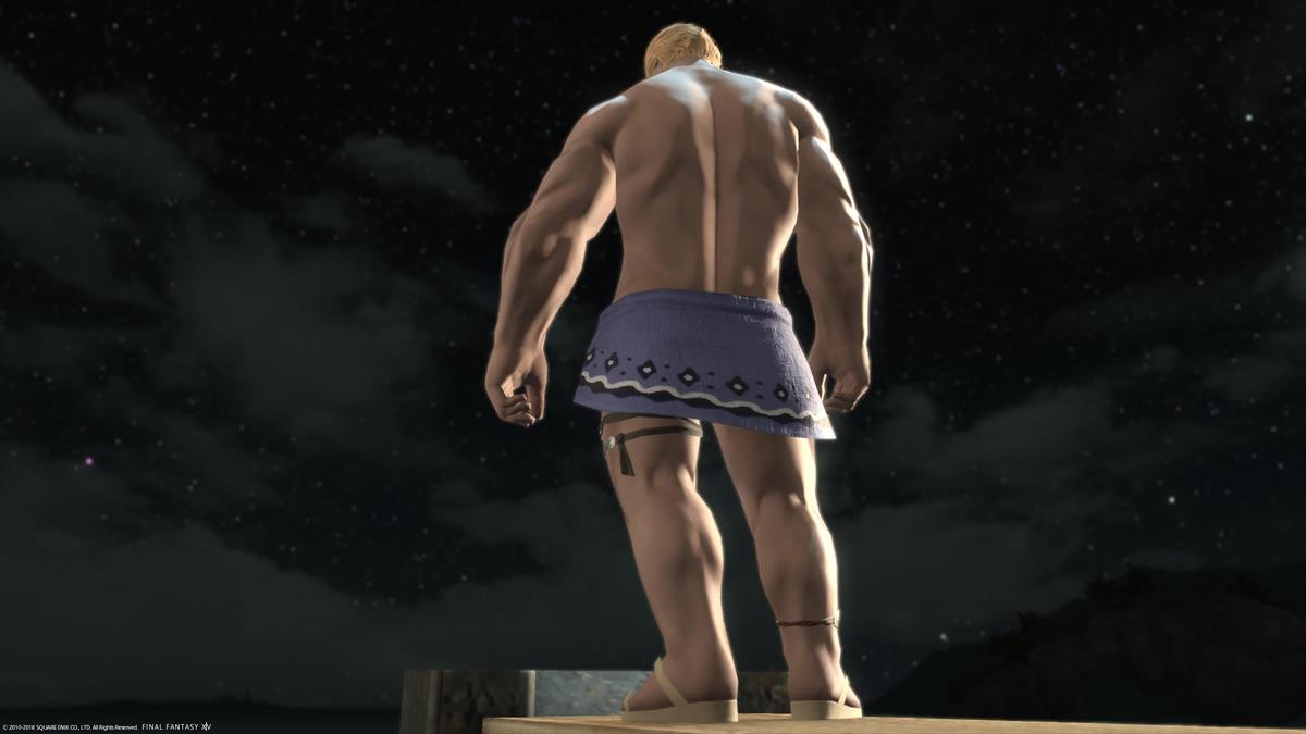 FF14ルガディンの水着姿