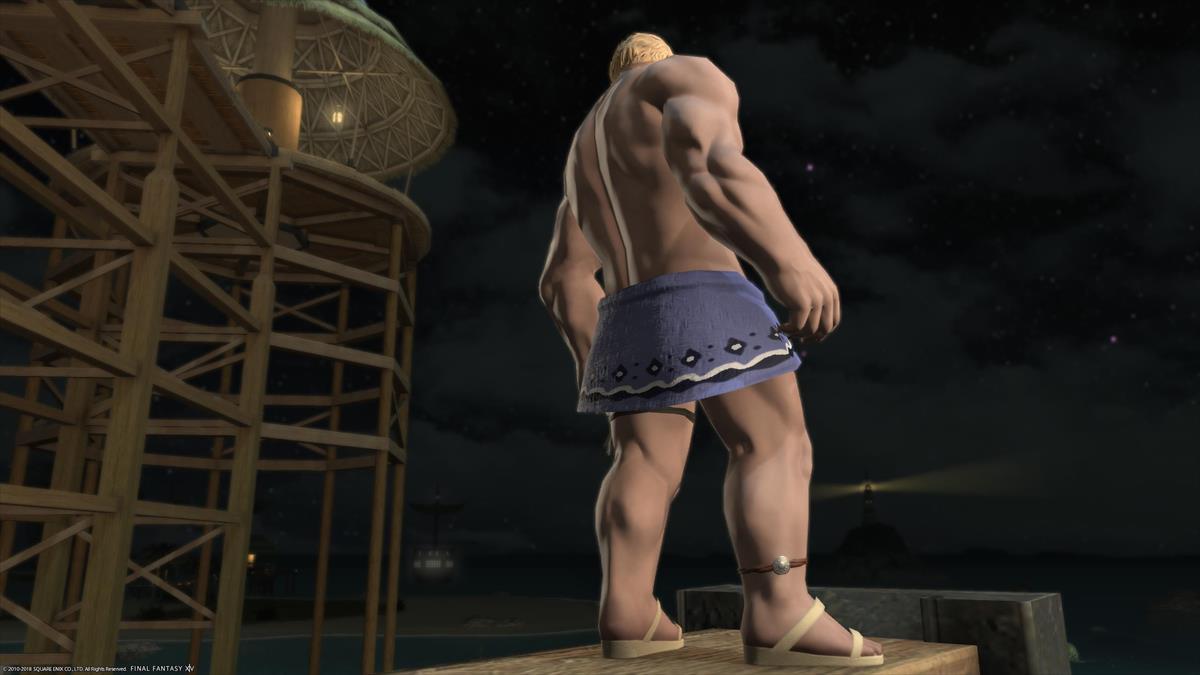 FF14ルガディンの水着姿