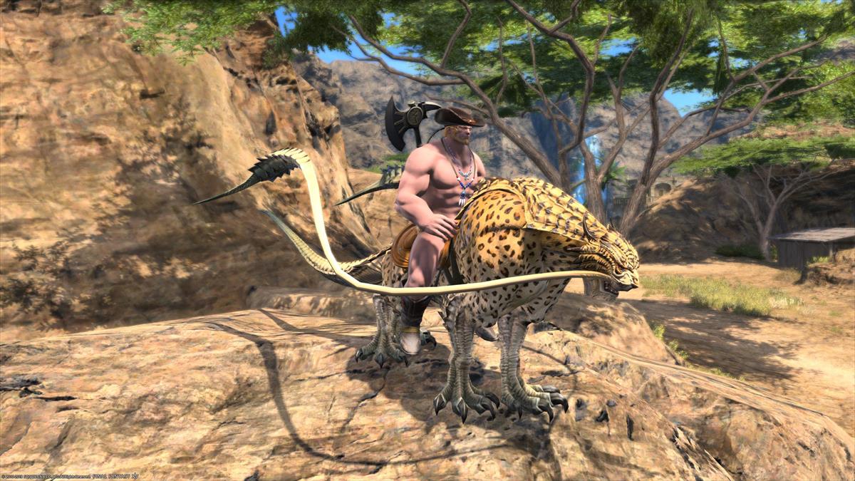 FF14ルガディンの水着姿