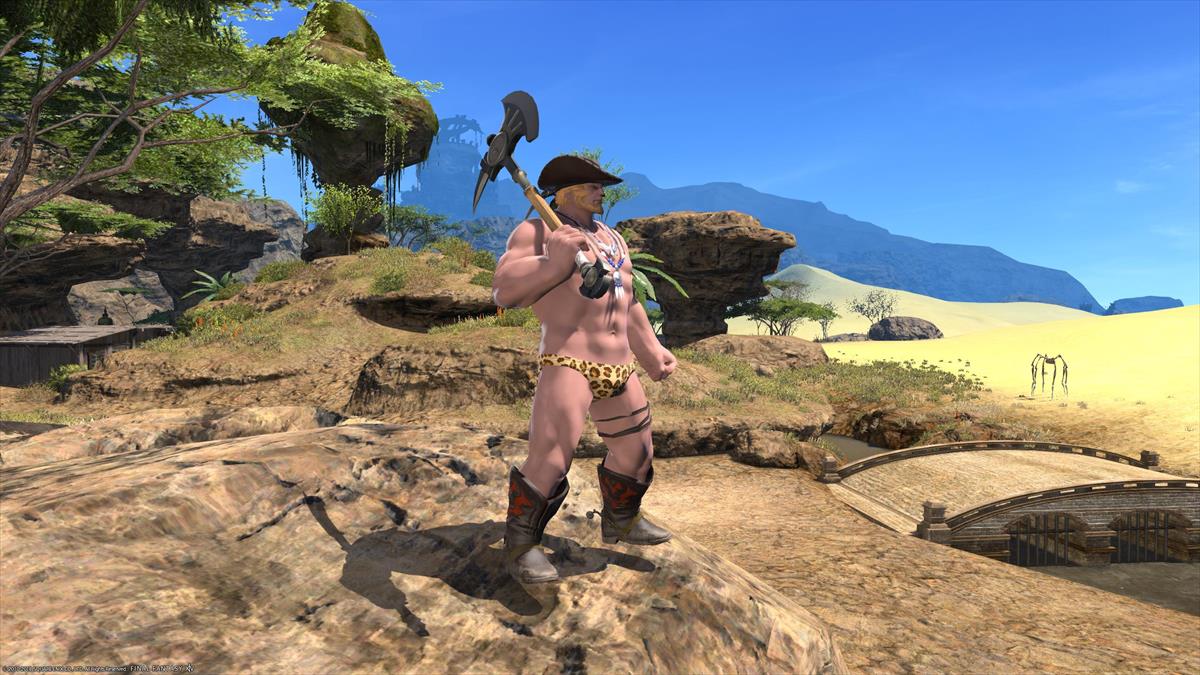 FF14ルガディンの水着姿