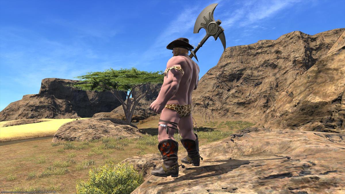 FF14ルガディンの水着姿