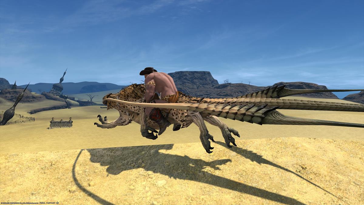FF14ルガディンの水着姿